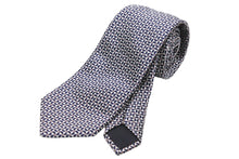 画像をギャラリービューアに読み込む, GUCCI グッチ ネクタイ 総柄 服飾小物 トムフォード期 シルク ブラック シルバー レッド 美品 中古 51825