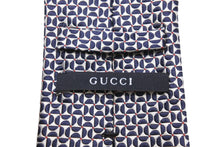 画像をギャラリービューアに読み込む, GUCCI グッチ ネクタイ 総柄 服飾小物 トムフォード期 シルク ブラック シルバー レッド 美品 中古 51825