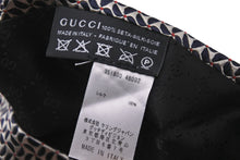 画像をギャラリービューアに読み込む, GUCCI グッチ ネクタイ 総柄 服飾小物 トムフォード期 シルク ブラック シルバー レッド 美品 中古 51825