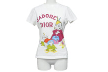 画像をギャラリービューアに読み込む, Christian Dior クリスチャンディオール 半袖Ｔシャツ 2A12155029 ジャドール アニメ ホワイト コットン サイズ38 美品 中古 51836