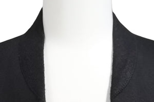 極美品 Maison Margiela メゾンマルジェラ 21SS カットオフ ジャケット ブラック アウター 素材切替 S50BN0467 サイズ48 中古 51857