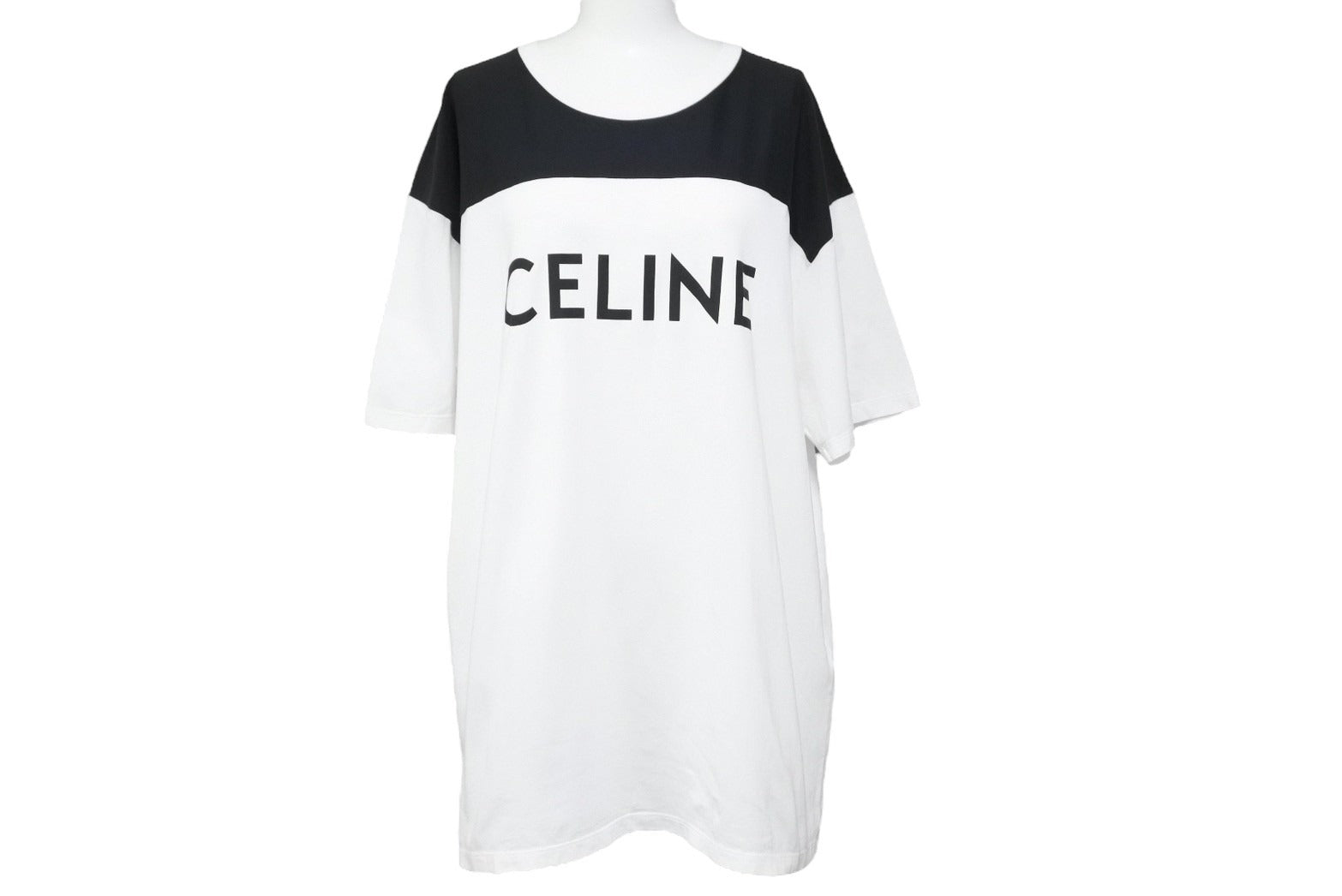 CELINE セリーヌ ロゴ Tシャツ ブラック Lサイズ