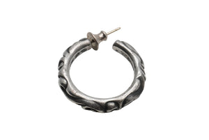 CHROMEHEARTS クロムハーツ HOOPSCROOL スクロールフープ ピアス 片耳 アクセサリー シルバーピアス シルバー925 美品 中古 51871