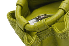 画像をギャラリービューアに読み込む, LOEWE ロエベ コインケース チャーム セット ミニ アナグラム レザー グリーン シルバー金具 美品 中古 51892