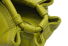 画像をギャラリービューアに読み込む, LOEWE ロエベ コインケース チャーム セット ミニ アナグラム レザー グリーン シルバー金具 美品 中古 51892