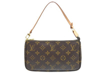 画像をギャラリービューアに読み込む, LOUIS VUITTON ルイ・ヴィトン ハンドバッグ ポシェットアクセソワール M51980 ゴールド金具 美品 中古 51893