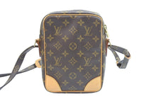 画像をギャラリービューアに読み込む, LOUIS VUITTON ルイ・ヴィトン ショルダーバッグ アマゾン M45236 PVC レザー ブラウン ゴールド金具 美品 中古 51894