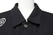 画像をギャラリービューアに読み込む, PLEASURES プレジャーズ MARILYN MANSON マリリンマンソン デニムジャケット コットン ブラック ホワイト サイズM 美品 中古 51902