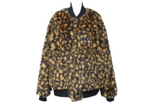 画像をギャラリービューアに読み込む, THE CUTRATE カットレイト ファージャケット ブラウン ブラック パイル ポリエステル アクリル サイズL 美品 中古 51904