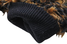 画像をギャラリービューアに読み込む, THE CUTRATE カットレイト ファージャケット ブラウン ブラック パイル ポリエステル アクリル サイズL 美品 中古 51904