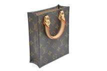 画像をギャラリービューアに読み込む, 新品同様 ルイヴィトン バッグ レディース LOUIS VUITTON プティット サックプラ M81295 モノグラム 中古 51910