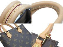 画像をギャラリービューアに読み込む, 新品同様 ルイヴィトン バッグ レディース LOUIS VUITTON プティット サックプラ M81295 モノグラム 中古 51910