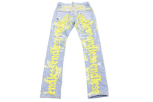 画像をギャラリービューアに読み込む, 新品未使用 Endless Denim エンドレスデニム ASAP Bari デニムパンツ インディゴ イエロー サイズ32 中古 51917