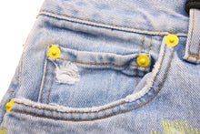 画像をギャラリービューアに読み込む, 新品未使用 Endless Denim エンドレスデニム ASAP Bari デニムパンツ インディゴ イエロー サイズ32 中古 51917