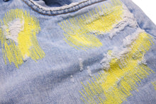 画像をギャラリービューアに読み込む, 新品未使用 Endless Denim エンドレスデニム ASAP Bari デニムパンツ インディゴ イエロー サイズ32 中古 51917