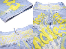 画像をギャラリービューアに読み込む, 新品未使用 Endless Denim エンドレスデニム ASAP Bari デニムパンツ インディゴ イエロー サイズ32 中古 51917