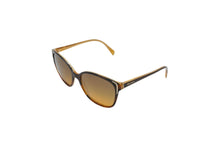 Load image into Gallery viewer, 極美品 PRADA プラダ サングラス 55□17 140 SPR010 F00A8 ブラウン イエロー ゴールド金具 中古 51927