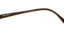 Load image into Gallery viewer, 極美品 PRADA プラダ サングラス 55□17 140 SPR010 F00A8 ブラウン イエロー ゴールド金具 中古 51927