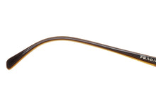 Load image into Gallery viewer, 極美品 PRADA プラダ サングラス 55□17 140 SPR010 F00A8 ブラウン イエロー ゴールド金具 中古 51927