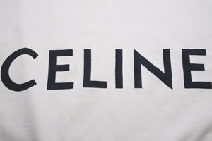 CELINE セリーヌ 半袖Ｔシャツ 2X761501F レディース ロゴ ベージュ コットン イタリア製 サイズS 美品 中古 51938