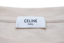 Load image into Gallery viewer, CELINE セリーヌ 半袖Ｔシャツ 2X761501F レディース ロゴ ベージュ コットン イタリア製 サイズS 美品 中古 51938