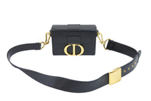 Load image into Gallery viewer, Christian Dior クリスチャンディオール ショルダーバッグ モンテーニュ ブラック ゴールド金具 レザー 美品 中古 51960