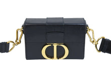 Load image into Gallery viewer, Christian Dior クリスチャンディオール ショルダーバッグ モンテーニュ ブラック ゴールド金具 レザー 美品 中古 51960