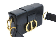 Load image into Gallery viewer, Christian Dior クリスチャンディオール ショルダーバッグ モンテーニュ ブラック ゴールド金具 レザー 美品 中古 51960