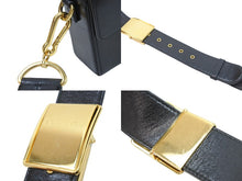 Load image into Gallery viewer, Christian Dior クリスチャンディオール ショルダーバッグ モンテーニュ ブラック ゴールド金具 レザー 美品 中古 51960