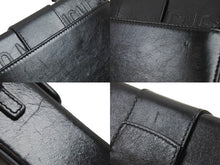 Load image into Gallery viewer, Christian Dior クリスチャンディオール ショルダーバッグ モンテーニュ ブラック ゴールド金具 レザー 美品 中古 51960