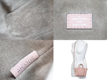 画像をギャラリービューアに読み込む, LouisVuitton ルイヴィトン パルナセア ナノロックイット 2WAYバッグ M61256 レザー マグノリア シルバー 美品 中古 51961