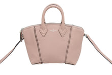 画像をギャラリービューアに読み込む, LouisVuitton ルイヴィトン パルナセア ナノロックイット 2WAYバッグ M61256 レザー マグノリア シルバー 美品 中古 51961