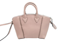 画像をギャラリービューアに読み込む, LouisVuitton ルイヴィトン パルナセア ナノロックイット 2WAYバッグ M61256 レザー マグノリア シルバー 美品 中古 51961