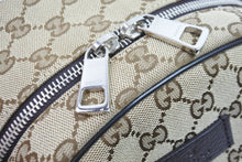 画像をギャラリービューアに読み込む, GUCCI グッチ リュック デイパック GGキャンバス 449906 ベージュ ブラウン シルバー金具 美品 中古 51975