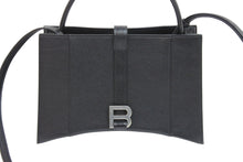 画像をギャラリービューアに読み込む, 極美品 BALENCIAGA バレンシアガ ハンドバッグ アワーグラス 619669 ブラック シルバー金具 中古 51977