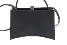 画像をギャラリービューアに読み込む, 極美品 BALENCIAGA バレンシアガ ハンドバッグ アワーグラス 619669 ブラック シルバー金具 中古 51977