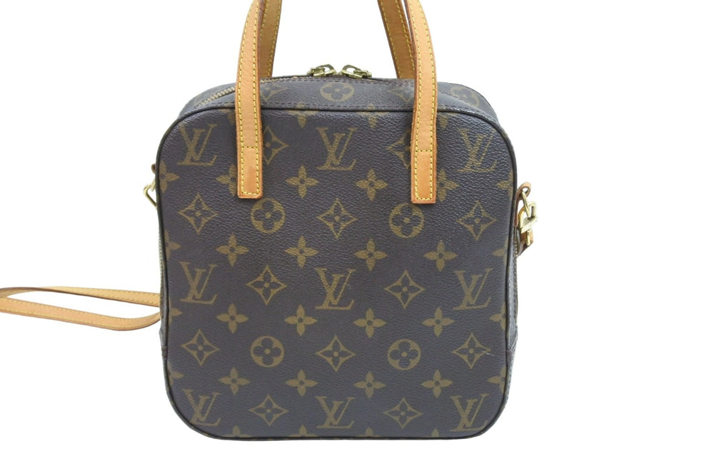 LouisVuitton Spontini 2WAY Bag Handbag Shoulder Bag M47500 Brown Good Condition Used 51996