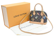 画像をギャラリービューアに読み込む, LOUIS VUITTON ルイヴィトン ハンドバッグ 2wayバッグ モノグラム ラブロック アルマBB ブラウン FL4188 ゴールド金具 中古 51997