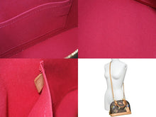 画像をギャラリービューアに読み込む, LOUIS VUITTON ルイヴィトン ハンドバッグ 2wayバッグ モノグラム ラブロック アルマBB ブラウン FL4188 ゴールド金具 中古 51997