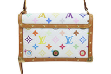 Load image into Gallery viewer, LouisVuitton ルイヴィトン ポシェット アイミスユー ハンドバッグ M92055 TH0023 レザー ホワイト マルチカラー 美品 中古 52003
