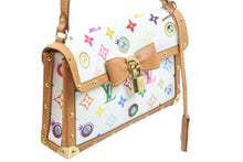 Load image into Gallery viewer, LouisVuitton ルイヴィトン ポシェット アイミスユー ハンドバッグ M92055 TH0023 レザー ホワイト マルチカラー 美品 中古 52003