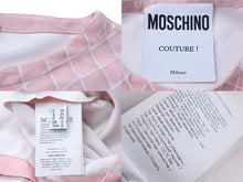 画像をギャラリービューアに読み込む, MOSCHINO モスキーノ ワンピース レディース 202D A04635452 ピンク レーヨン サイズ36 美品 中古 52014