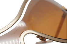 画像をギャラリービューアに読み込む, CHANEL シャネル ココマーク サングラス アイウェア メガネ 4030 イタリア製 GP ゴールド サイズ138/60 美品 中古 52016