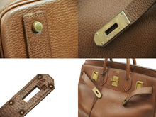 Load image into Gallery viewer, HERMES エルメス トートバッグ オータクロア45 アルデンヌ ゴールド金具 □B刻印 1998年 美品 中古 52018