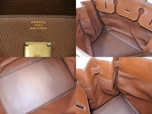 Load image into Gallery viewer, HERMES エルメス トートバッグ オータクロア45 アルデンヌ ゴールド金具 □B刻印 1998年 美品 中古 52018