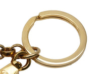 画像をギャラリービューアに読み込む, LOEWE ロエベ チャーム アクセサリー 小物 アナグラム ナッパレザー グリーン ゴールド金具 美品 中古 52019