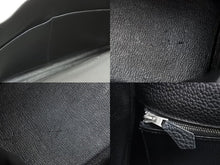 Load image into Gallery viewer, エルメス ケリー 35 2WAY ハンドバッグ 内縫 トゴ 黒 ブラック ブルーロワイヤル シルバー金具 □P刻印 美品 中古