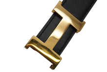 Load image into Gallery viewer, HERMES エルメス ベルト・バックル H □A刻印 ボックスカーフ レザー 67 ブラック ブラウン ゴールド金具 美品 中古 52033
