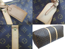 画像をギャラリービューアに読み込む, LOUIS VUITTON ルイ・ヴィトン ボストンバッグ キーポル60 M41412 ブラウン PVC レザー ゴールド金具 美品 中古 52038