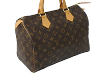 画像をギャラリービューアに読み込む, LOUIS VUITTON ルイ・ヴィトン Speedy スピーディー 30 モノグラム PVC レザー ゴールド金具 M41526 美品 中古 52039
